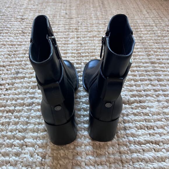 KARL LAGERFELD PARIS Women's Pomona Buckled Booties Sz 5.5 - Picture 6 of 7